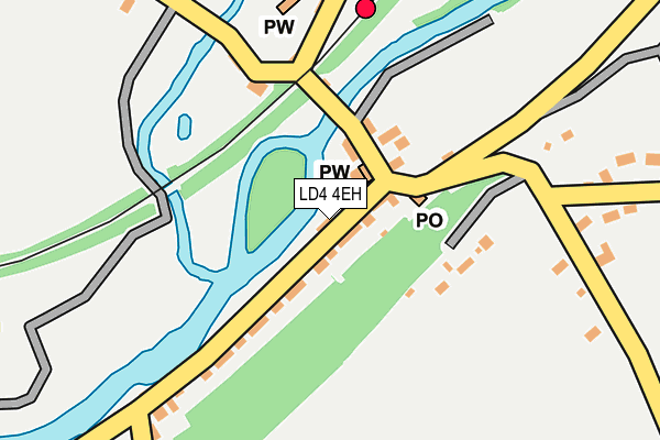 LD4 4EH map - OS OpenMap – Local (Ordnance Survey)