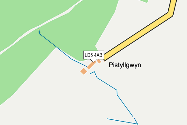 LD5 4AB map - OS OpenMap – Local (Ordnance Survey)