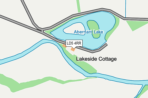 LD5 4RR map - OS OpenMap – Local (Ordnance Survey)