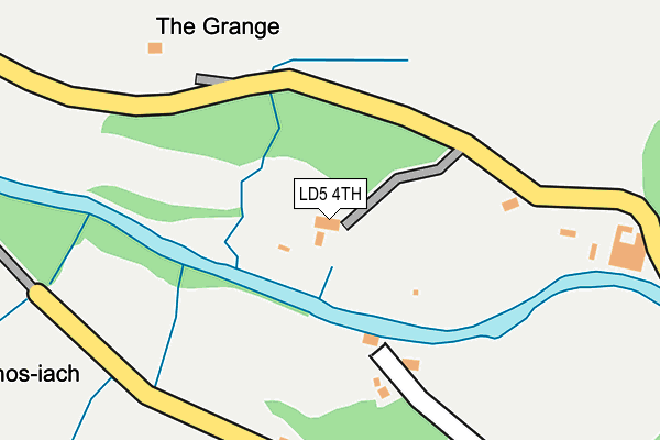 LD5 4TH map - OS OpenMap – Local (Ordnance Survey)