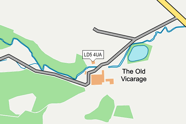 LD5 4UA map - OS OpenMap – Local (Ordnance Survey)