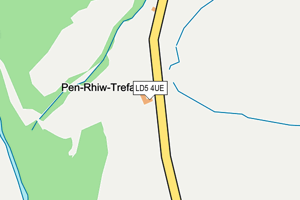 LD5 4UE map - OS OpenMap – Local (Ordnance Survey)