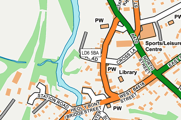 LD6 5BA map - OS OpenMap – Local (Ordnance Survey)