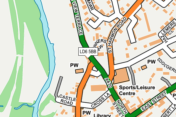 LD6 5BB map - OS OpenMap – Local (Ordnance Survey)