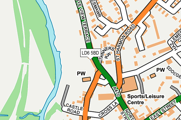 LD6 5BD map - OS OpenMap – Local (Ordnance Survey)