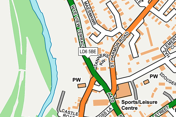 LD6 5BE map - OS OpenMap – Local (Ordnance Survey)