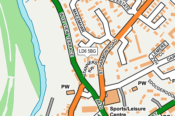 LD6 5BG map - OS OpenMap – Local (Ordnance Survey)