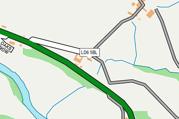 LD6 5BL map - OS OpenMap – Local (Ordnance Survey)