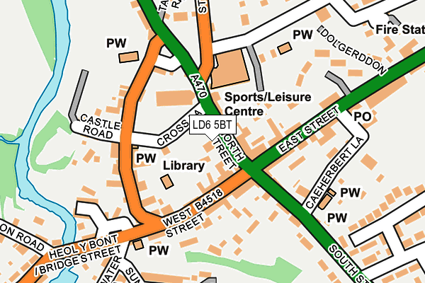 LD6 5BT map - OS OpenMap – Local (Ordnance Survey)