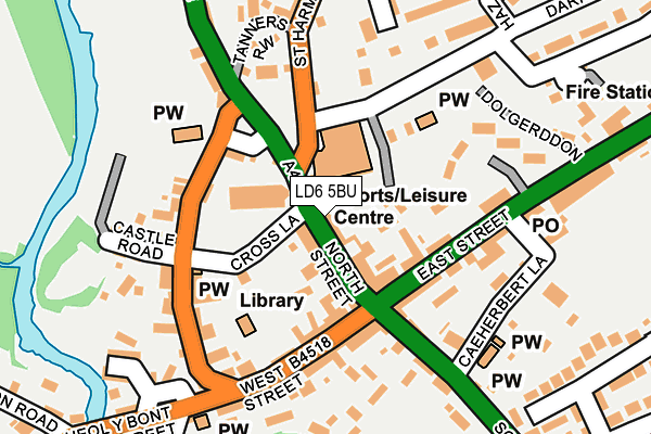 LD6 5BU map - OS OpenMap – Local (Ordnance Survey)