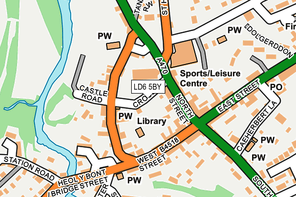 LD6 5BY map - OS OpenMap – Local (Ordnance Survey)