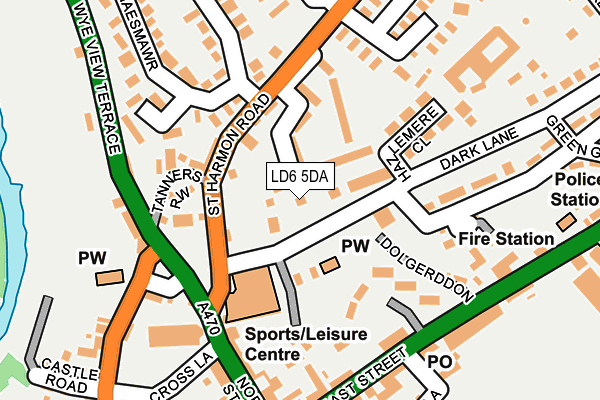 LD6 5DA map - OS OpenMap – Local (Ordnance Survey)