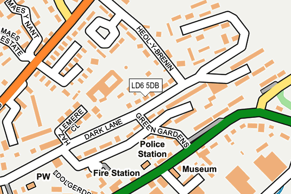 LD6 5DB map - OS OpenMap – Local (Ordnance Survey)