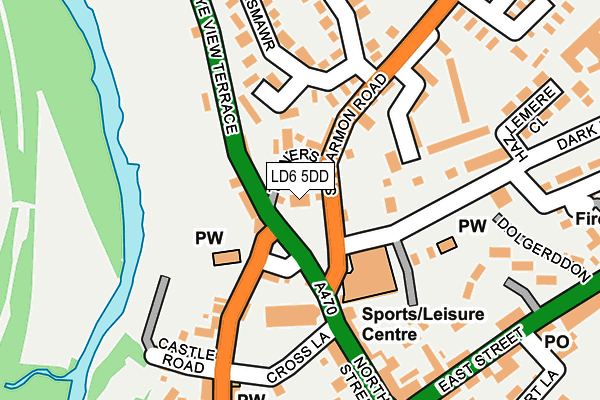 LD6 5DD map - OS OpenMap – Local (Ordnance Survey)