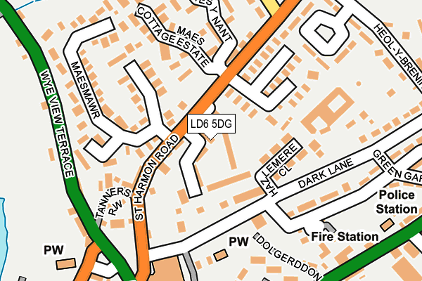 LD6 5DG map - OS OpenMap – Local (Ordnance Survey)