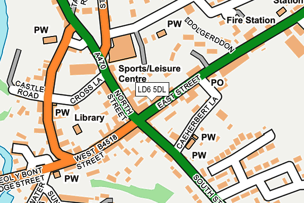 LD6 5DL map - OS OpenMap – Local (Ordnance Survey)