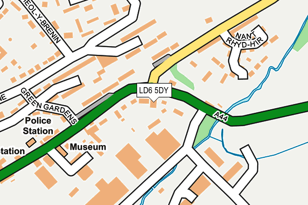 LD6 5DY map - OS OpenMap – Local (Ordnance Survey)