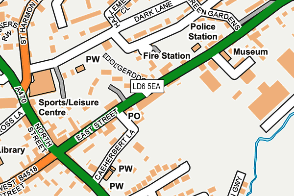 LD6 5EA map - OS OpenMap – Local (Ordnance Survey)