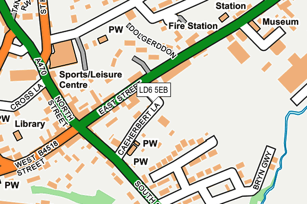 LD6 5EB map - OS OpenMap – Local (Ordnance Survey)