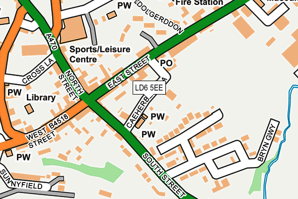 LD6 5EE map - OS OpenMap – Local (Ordnance Survey)