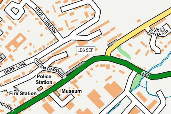 LD6 5EF map - OS OpenMap – Local (Ordnance Survey)