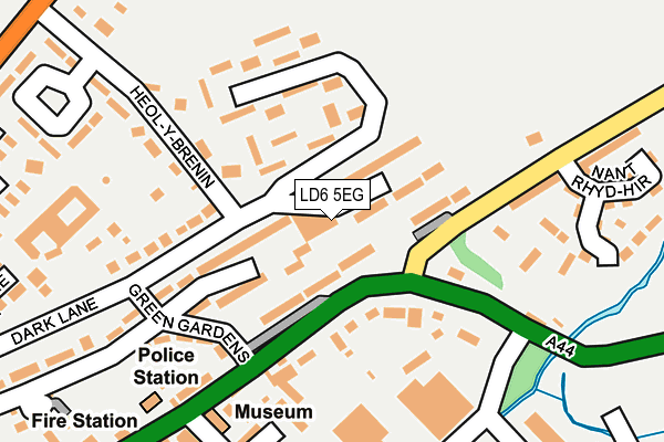 LD6 5EG map - OS OpenMap – Local (Ordnance Survey)