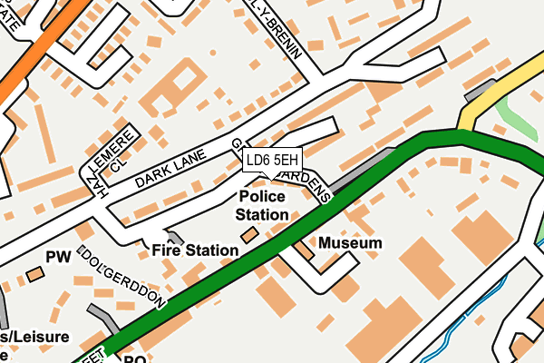 LD6 5EH map - OS OpenMap – Local (Ordnance Survey)