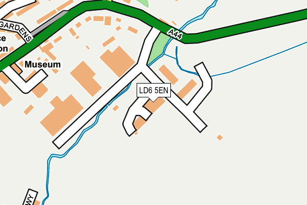 LD6 5EN map - OS OpenMap – Local (Ordnance Survey)