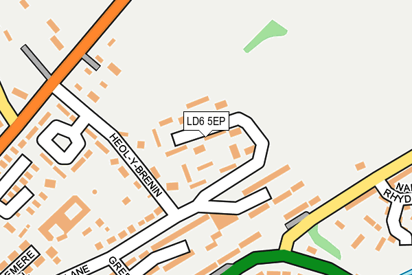 LD6 5EP map - OS OpenMap – Local (Ordnance Survey)