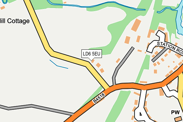 LD6 5EU map - OS OpenMap – Local (Ordnance Survey)