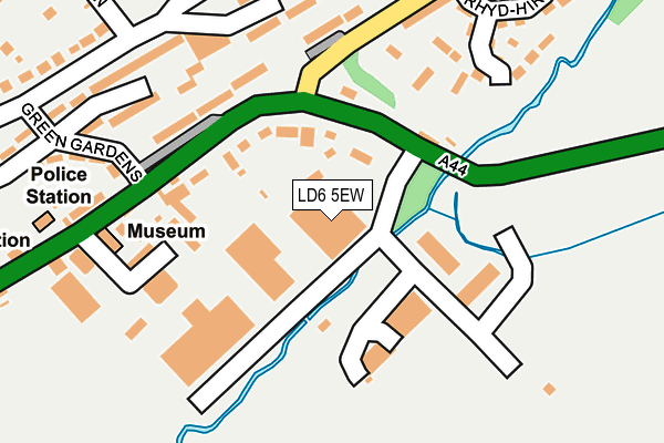 LD6 5EW map - OS OpenMap – Local (Ordnance Survey)