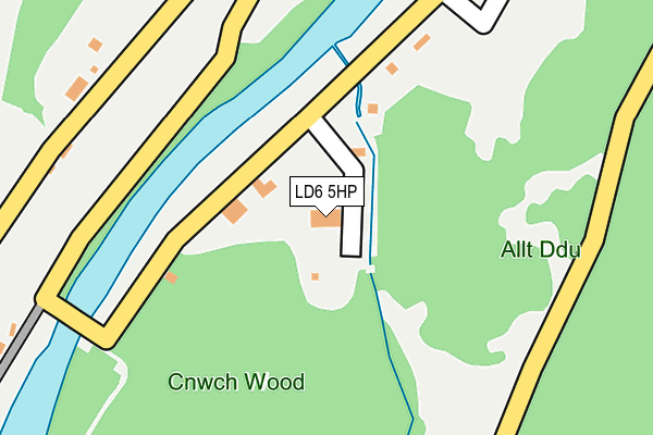 LD6 5HP map - OS OpenMap – Local (Ordnance Survey)
