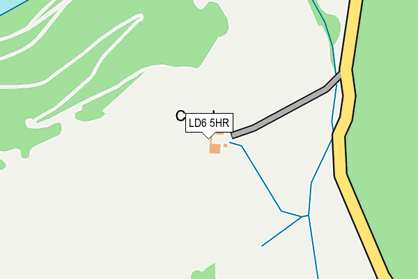 LD6 5HR map - OS OpenMap – Local (Ordnance Survey)