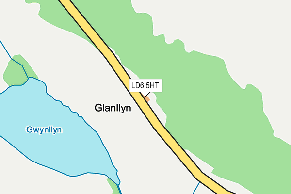 LD6 5HT map - OS OpenMap – Local (Ordnance Survey)