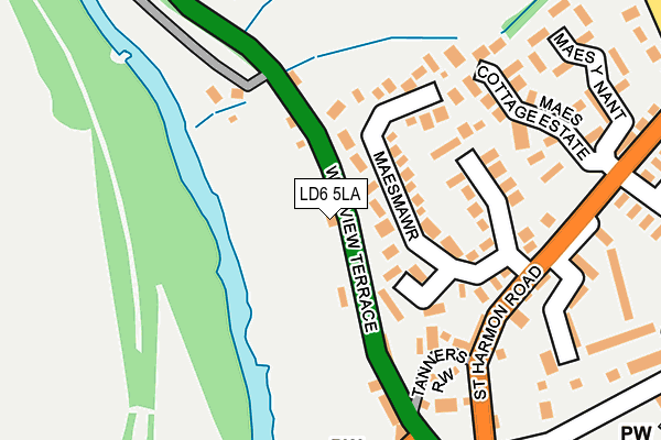 LD6 5LA map - OS OpenMap – Local (Ordnance Survey)