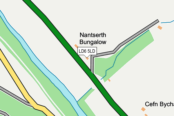 LD6 5LD map - OS OpenMap – Local (Ordnance Survey)