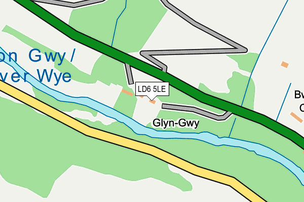 LD6 5LE map - OS OpenMap – Local (Ordnance Survey)