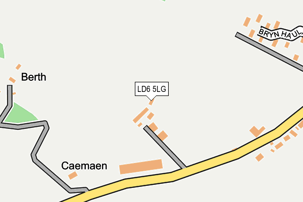 LD6 5LG map - OS OpenMap – Local (Ordnance Survey)