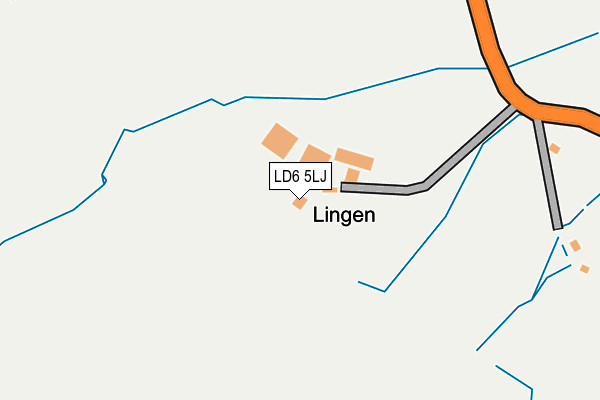 LD6 5LJ map - OS OpenMap – Local (Ordnance Survey)