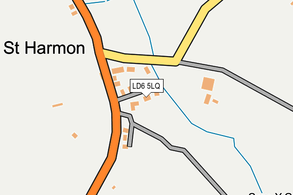 LD6 5LQ map - OS OpenMap – Local (Ordnance Survey)