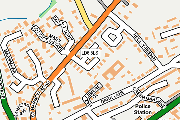 LD6 5LS map - OS OpenMap – Local (Ordnance Survey)