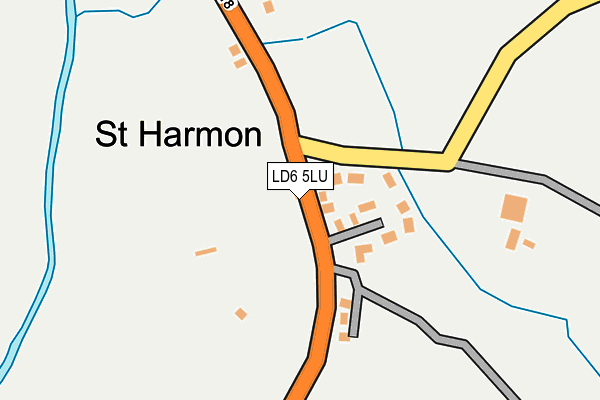 LD6 5LU map - OS OpenMap – Local (Ordnance Survey)