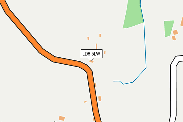 LD6 5LW map - OS OpenMap – Local (Ordnance Survey)