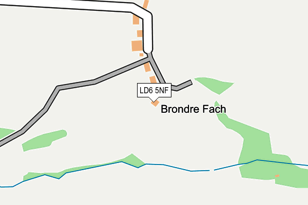 LD6 5NF map - OS OpenMap – Local (Ordnance Survey)