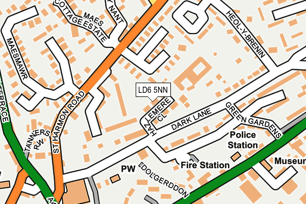 LD6 5NN map - OS OpenMap – Local (Ordnance Survey)
