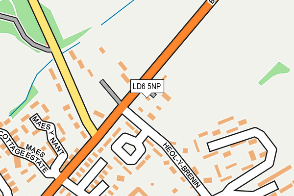 LD6 5NP map - OS OpenMap – Local (Ordnance Survey)