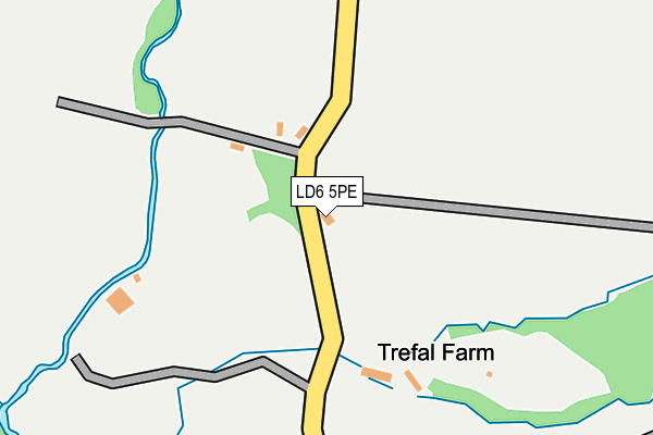 LD6 5PE map - OS OpenMap – Local (Ordnance Survey)