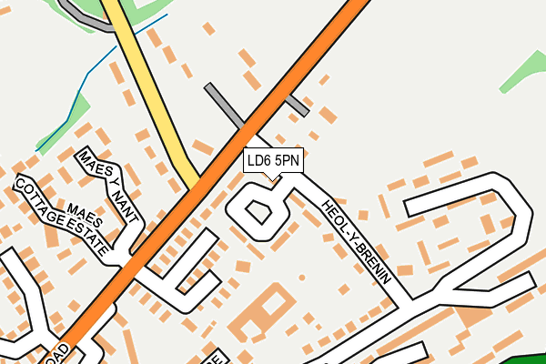 LD6 5PN map - OS OpenMap – Local (Ordnance Survey)