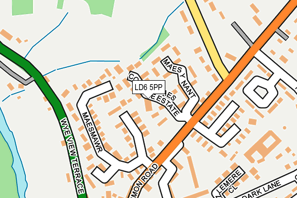 LD6 5PP map - OS OpenMap – Local (Ordnance Survey)