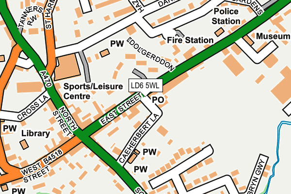 LD6 5WL map - OS OpenMap – Local (Ordnance Survey)